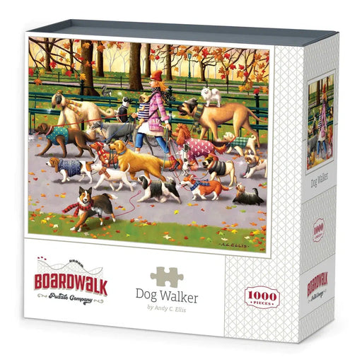 Dog Walker 1000 Piece Jigsaw Puzzle Boardwalk - for just $23.99! 