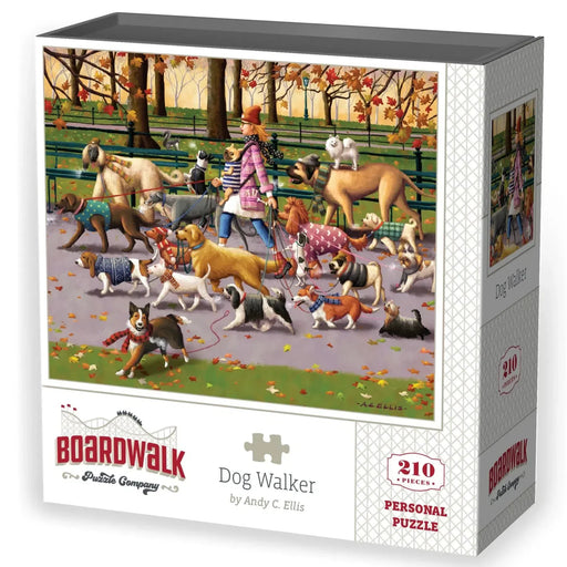 Dog Walker 210 Piece Jigsaw Puzzle Boardwalk - for just $11.99! 