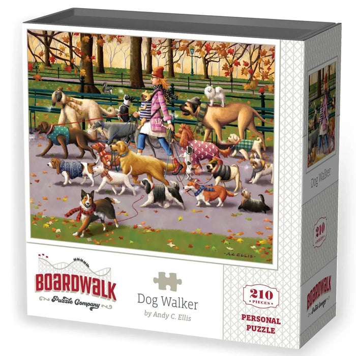Dog Walker 210 Piece Jigsaw Puzzle Boardwalk - for just $11.99! 