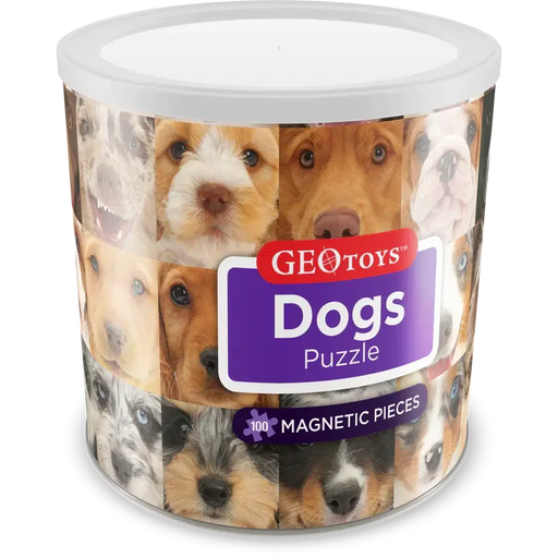 Dogs 100 Piece Magnetic Jigsaw Puzzle Geotoys - for just $11.99! 