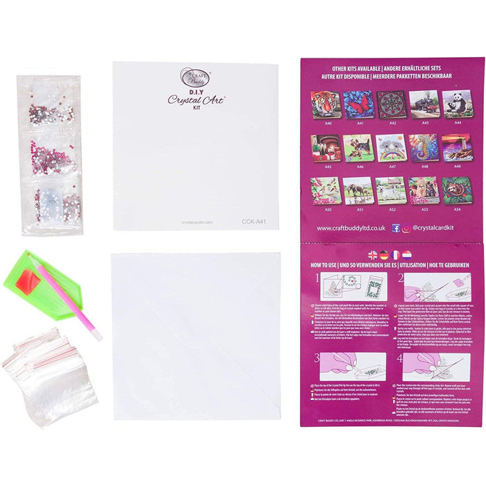 Dogs Crystal Art Card Kit Craft Buddy - for just $7.99! 