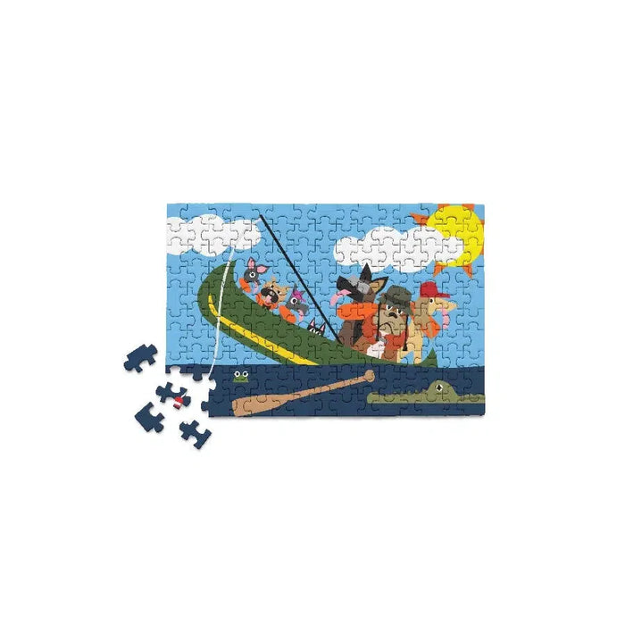 Dogs in Canoe 150 Piece Mini Jigsaw Puzzle Micro Puzzles - for just $10.99! 