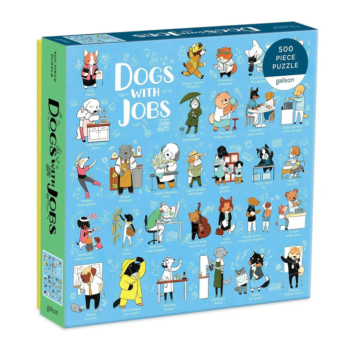Dogs with Jobs 500 Piece Jigsaw Puzzle Galison - for just $17.99! 