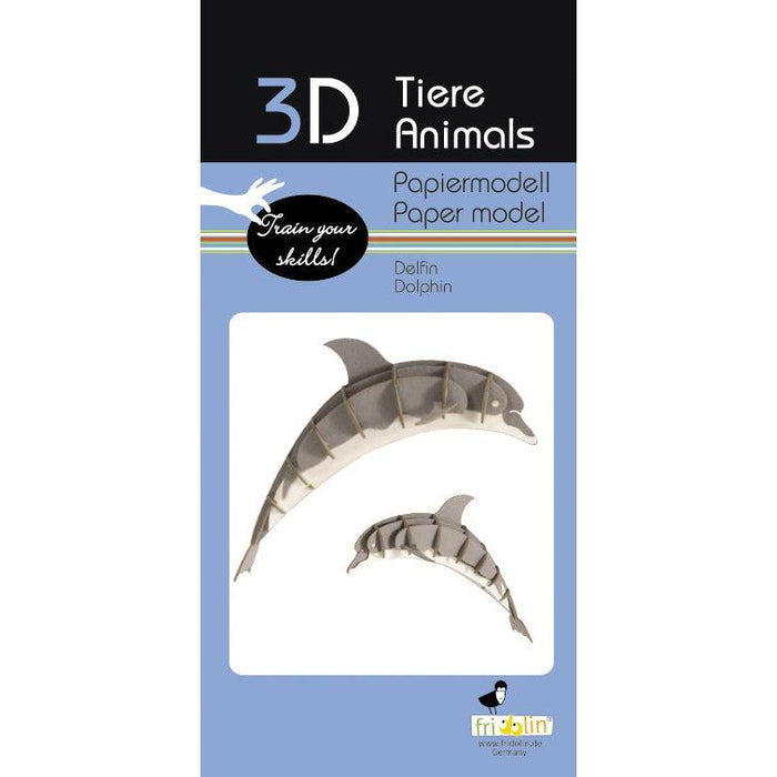 Dolphin 3D Cardboard Model Kit Fridolin - for just $7.99! 