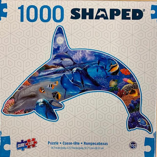 Dolphin Shaped 1000 Piece Jigsaw Puzzle Sure Lox - for just $14.99! 