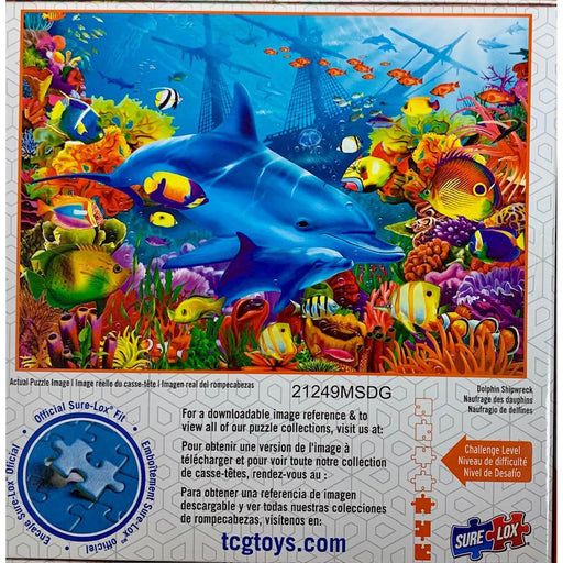 Dolphin Shipwreck Brights 300 Piece Jigsaw Puzzle Sure Lox - for just $14.99! 