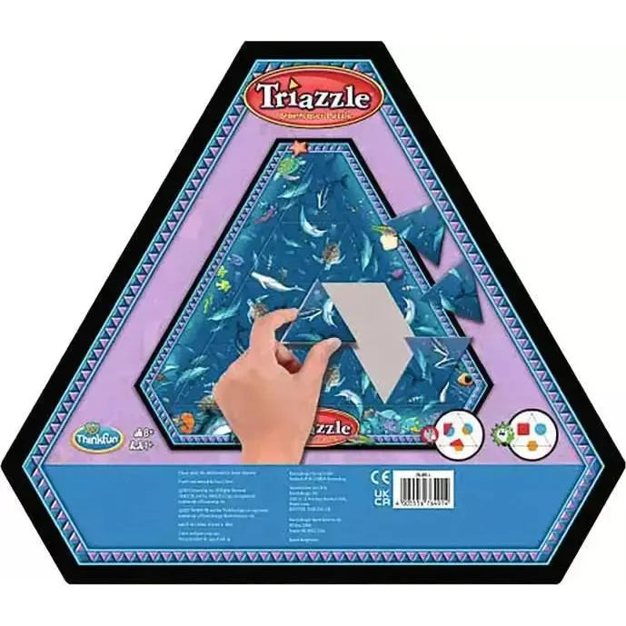 Dolphins Triazzle 16 Piece Triangle Tray Puzzle Thinkfun - for just $11.99! 