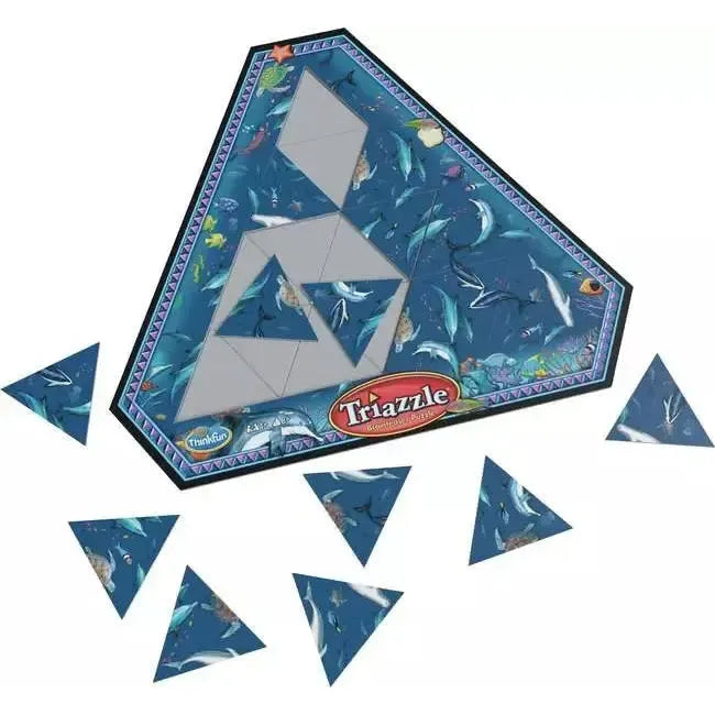 Dolphins Triazzle 16 Piece Triangle Tray Puzzle Thinkfun - for just $11.99! 