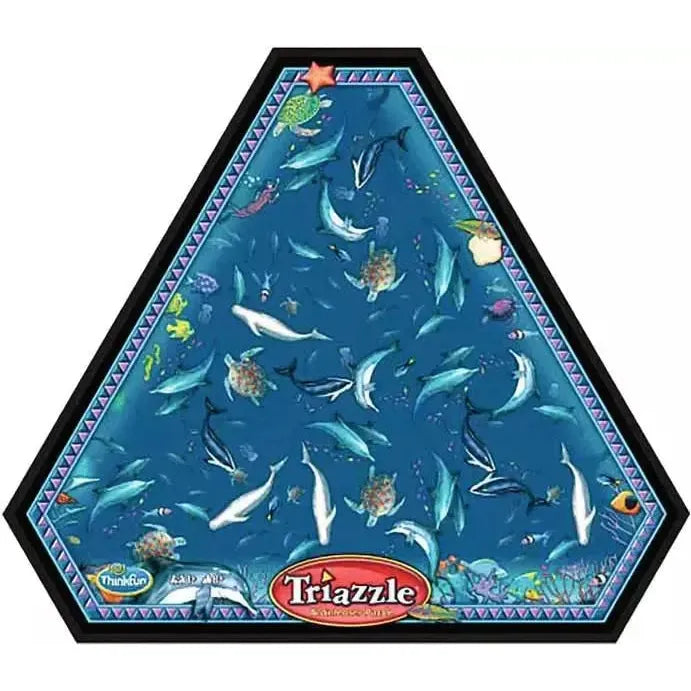 Dolphins Triazzle 16 Piece Triangle Tray Puzzle Thinkfun - for just $11.99! 