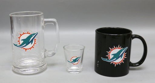 Miami Dolphins 3-Piece Glassware Gift Set - for just $34.99! 