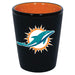 Miami Dolphins Matte Black/Inner Color Shot Glass - for just $9.99! 