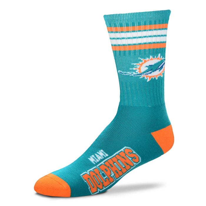 Miami Dolphins Men's 4 Stripe Deuce Socks - for just $19.99! 