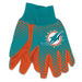 Miami Dolphins Adult Two-Tone Gloves - for just $14.99! 