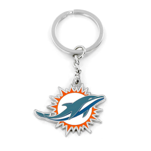 Miami Dolphins Metal Logo Keychain - for just $9.99! 