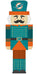 Miami Dolphins Wood Nutcracker Ornament - for just $9.99! 