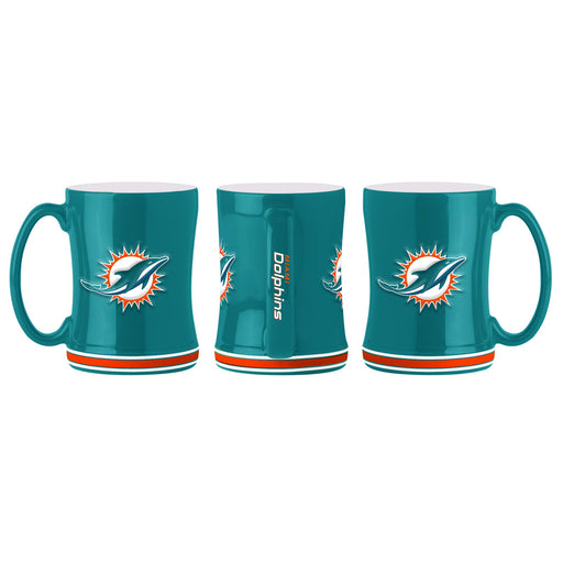 Miami Dolphins Logo Relief Coffee Mug - Green - for just $19.99! 