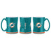 Miami Dolphins Logo Relief Coffee Mug - Green - for just $19.99! 