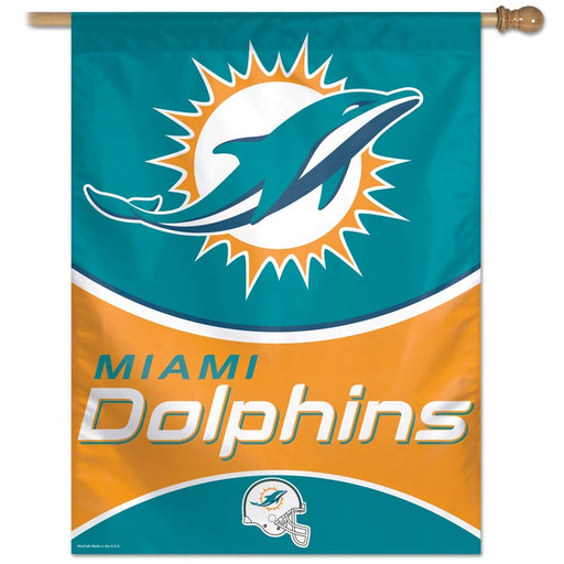 Miami Dolphins 27" x 37" Vertical Flag - for just $29.99! 