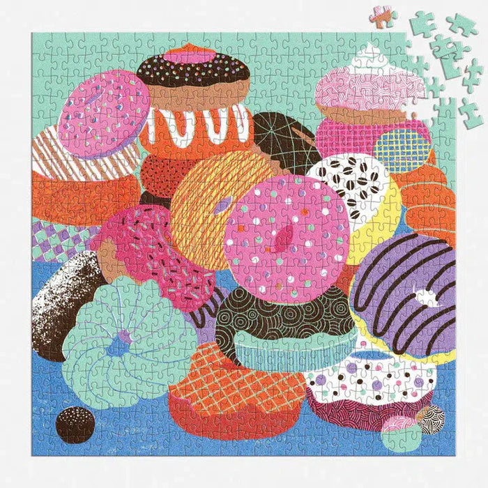 Donut Club 500 Piece Jigsaw Puzzle Galison - for just $17.99! 
