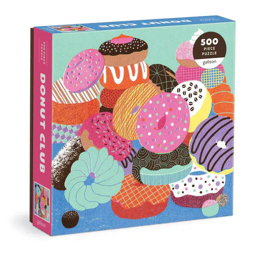 Donut Club 500 Piece Jigsaw Puzzle Galison - for just $17.99! 
