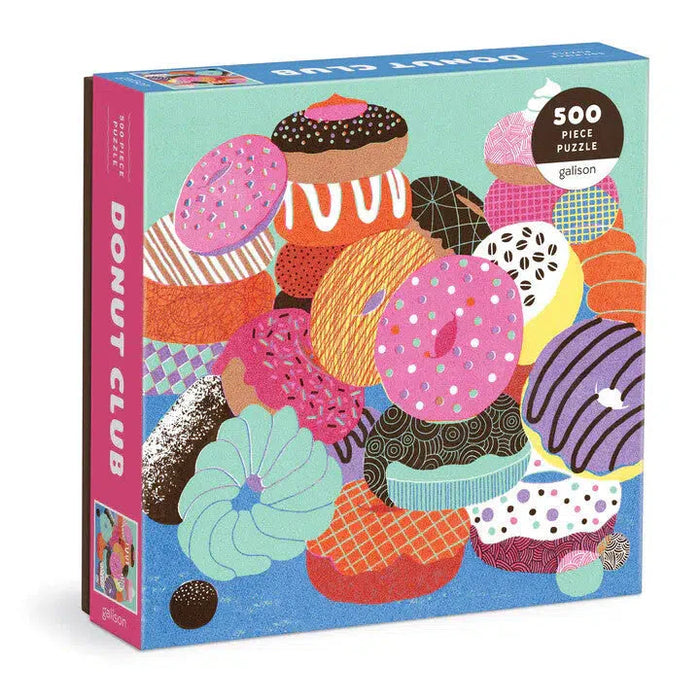 Donut Club 500 Piece Jigsaw Puzzle Galison - for just $17.99! 