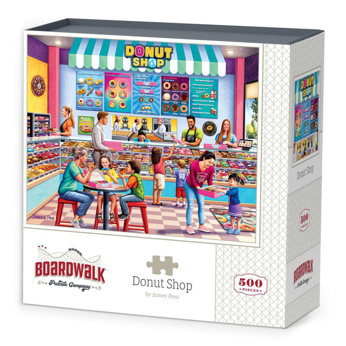 Donut Shop 500 Piece Jigsaw Puzzle Boardwalk - for just $21.99! 