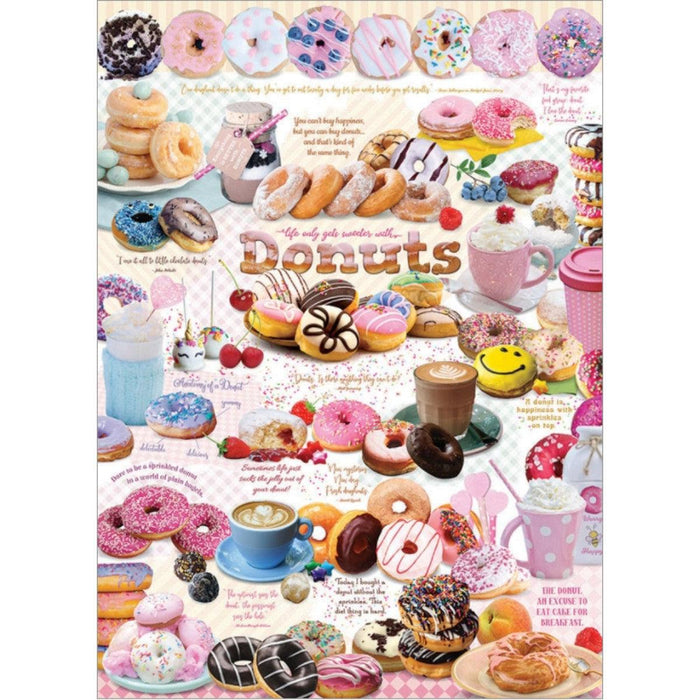 Donut Time 1000 Piece Jigsaw Puzzle Cobble Hill - for just $19.99! 