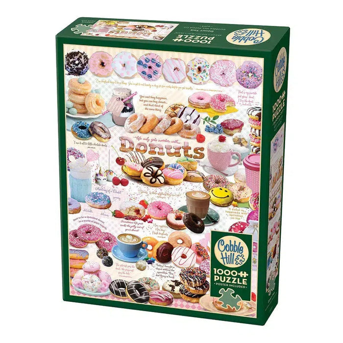 Donut Time 1000 Piece Jigsaw Puzzle Cobble Hill - for just $19.99! 