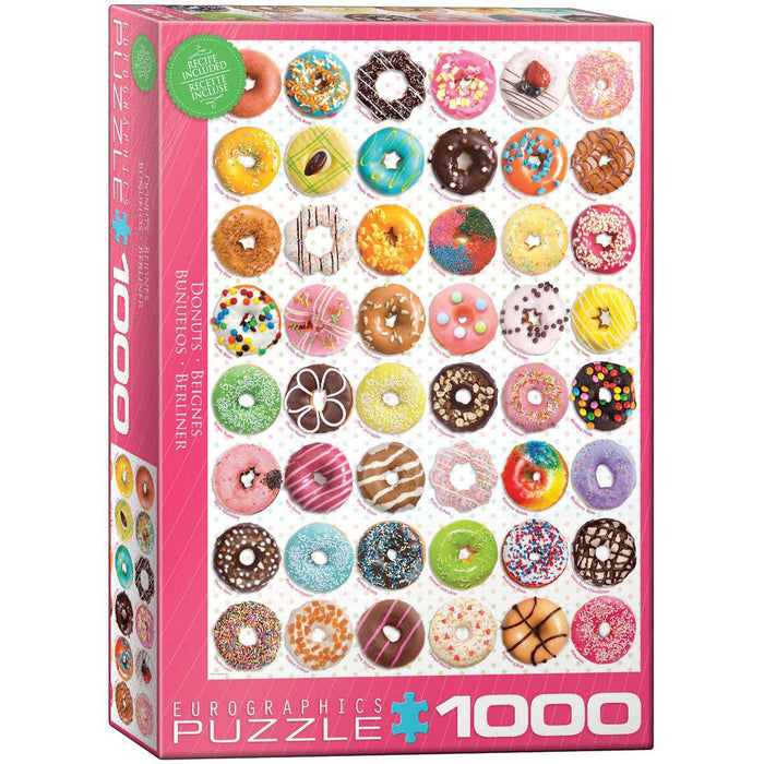 Donuts 1000 Piece Jigsaw Puzzle Eurographics - for just $19.99! 