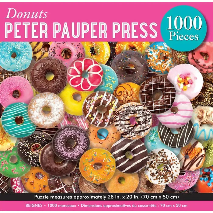Donuts 1000 Piece Jigsaw Puzzle Peter Pauper - for just $19.99! 