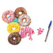 Donuts 24 Piece Mini Shaped Jigsaw Puzzle Paper House - for just $7.99! 