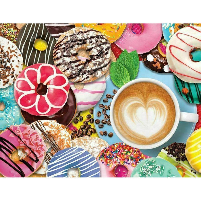 Donuts n' Coffee 500 Piece Jigsaw Puzzle Springbok - for just $17.99! 