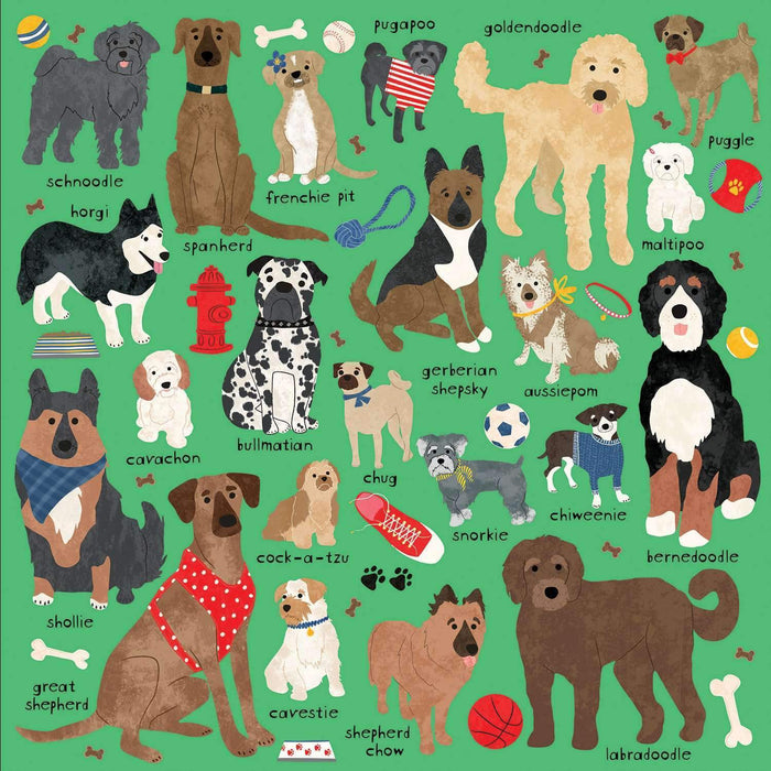 Doodle Dogs & Other Mixed Breeds 500 Piece Jigsaw Puzzle Mudpuppy - for just $17.99! 