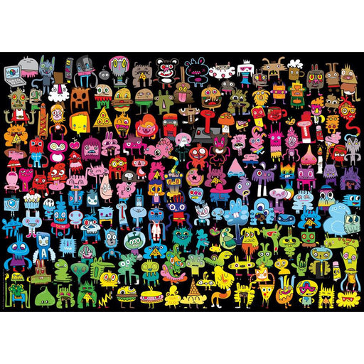 Doodle Rainbow Burgerman 1000 Piece Jigsaw Puzzle Heye - for just $29.99! 