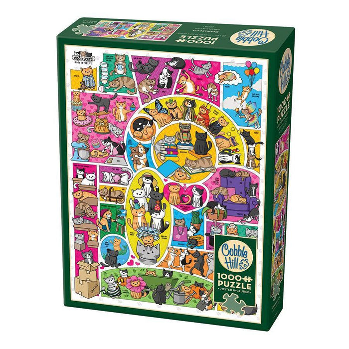 Doodlecats 1000 Piece Jigsaw Puzzle Cobble Hill - for just $19.99! 