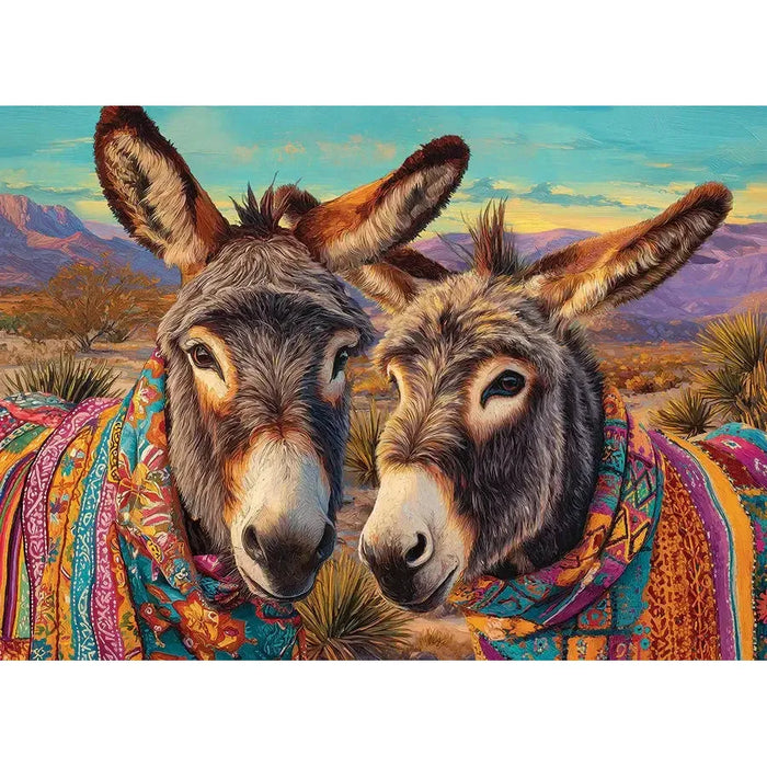 Dos Burros 500 Piece Jigsaw Puzzle Cobble Hill - for just $17.99! 