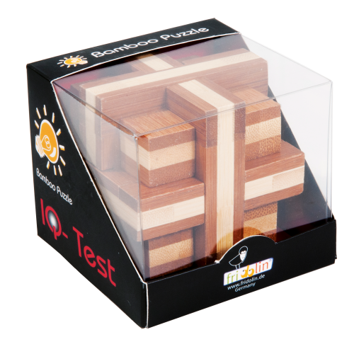 Double Cross 3D Bamboo Puzzle Fridolin - for just $11.99! 