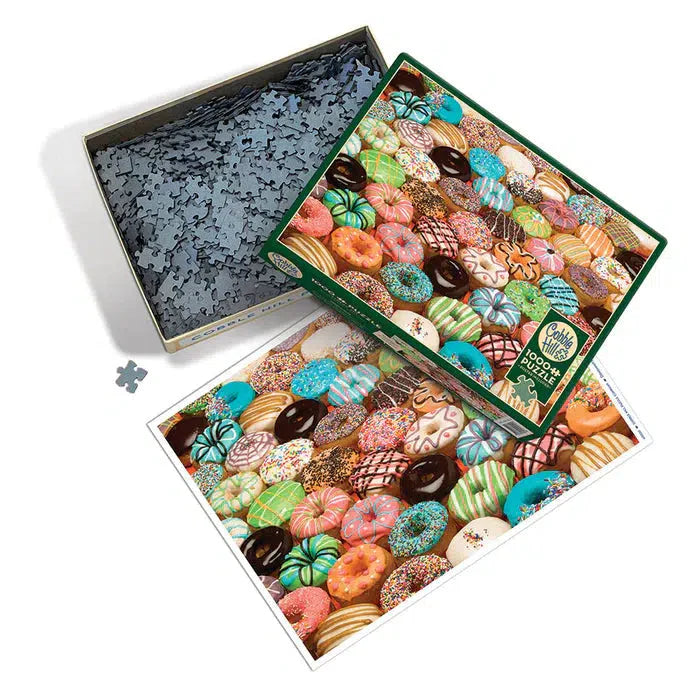 Doughnuts 1000 Piece Jigsaw Puzzle Cobble Hill - for just $19.99! 