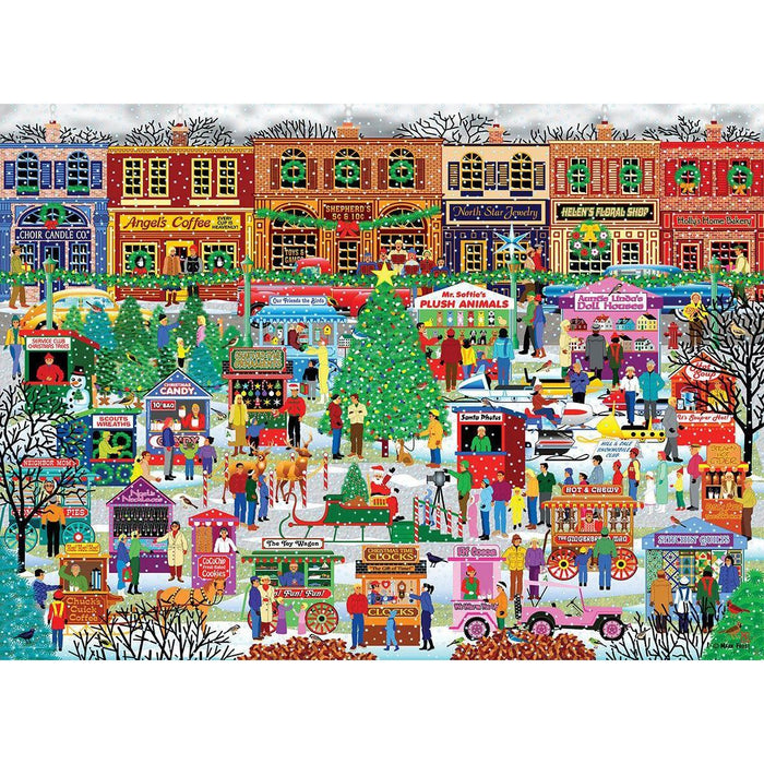 Downtown Holiday Festival 500 Piece Jigsaw Puzzle Eurographics - for just $17.99! 
