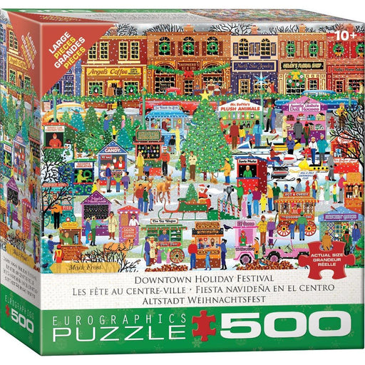Downtown Holiday Festival 500 Piece Jigsaw Puzzle Eurographics - for just $17.99! 