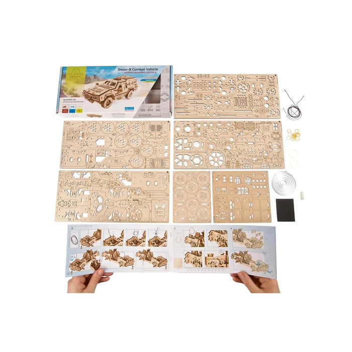 Dozor-B Combat Vehicle 3D Wood Model Kit UGEARS - for just $64.99! 