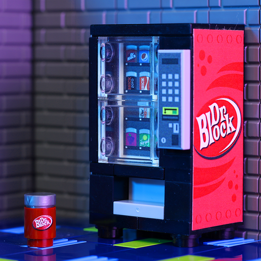 Dr. Block Soda Vending Machine - Premium LEGO Kit - Just $19.99! Shop now at Retro Gaming of Denver