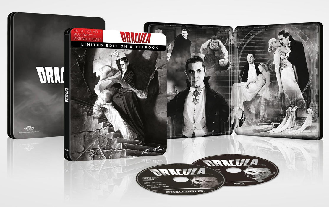 Dracula (1931) Steelbook [4K Ultra HD + Blu-ray + Digital] - for just $34.99! 