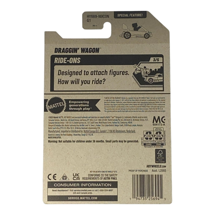 Hot Wheels Draggin' Wagon - Ride-Ons Series 3/5 - for just $1.79! 