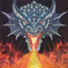 Dragon Fire Head Crystal Art Card Kit Craft Buddy - for just $7.99! 