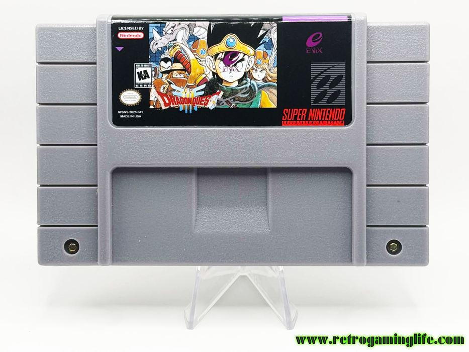 Dragon Quest III (English Translated) – SNES Reproduction Cartridge - for just $29.99! 