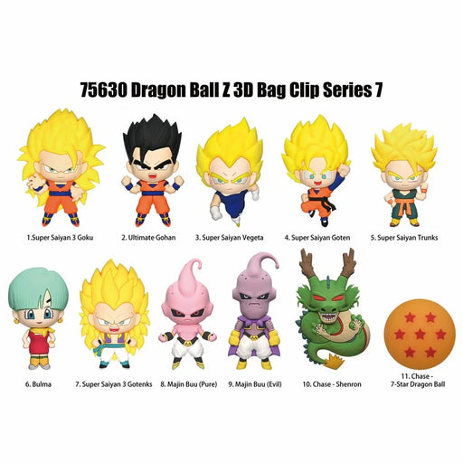 Dragon Ball Z Series 7 3D Foam Bag Clip Blind Bag - Official Collectible - for just $8.99! 