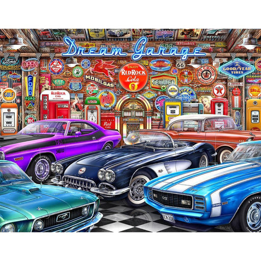 Dream Garage 1000 Piece Jigsaw Puzzle Springbok - for just $19.99! 