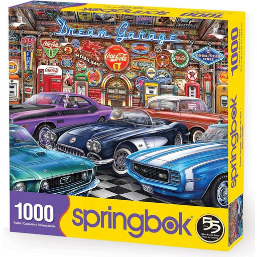 Dream Garage 1000 Piece Jigsaw Puzzle Springbok - for just $19.99! 