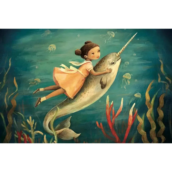 Dream Narwhal Dream World 20 Piece Mini Jigsaw Puzzle NYPC - for just $14.99! 